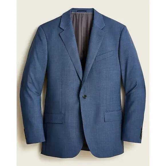 J. Crew Ludlow Classic-fit Suit Italian Stretch Wool Blend in Harbor Blue 42R - Picture 3 of 15
